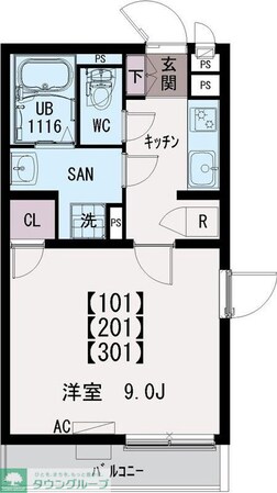 イクシオ花小金井の物件間取画像